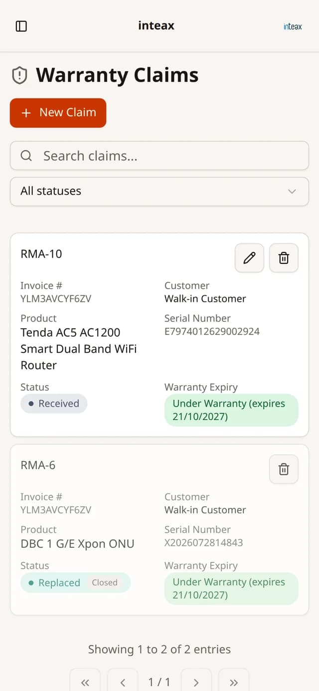 LenDen warranty